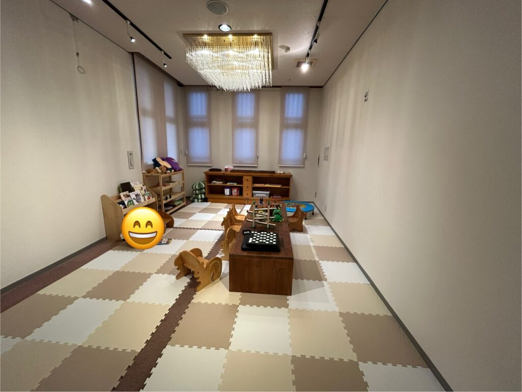 広すぎる子どもの遊び部屋