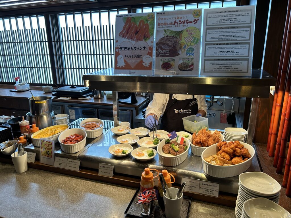 子どもも楽しい洋食コーナー